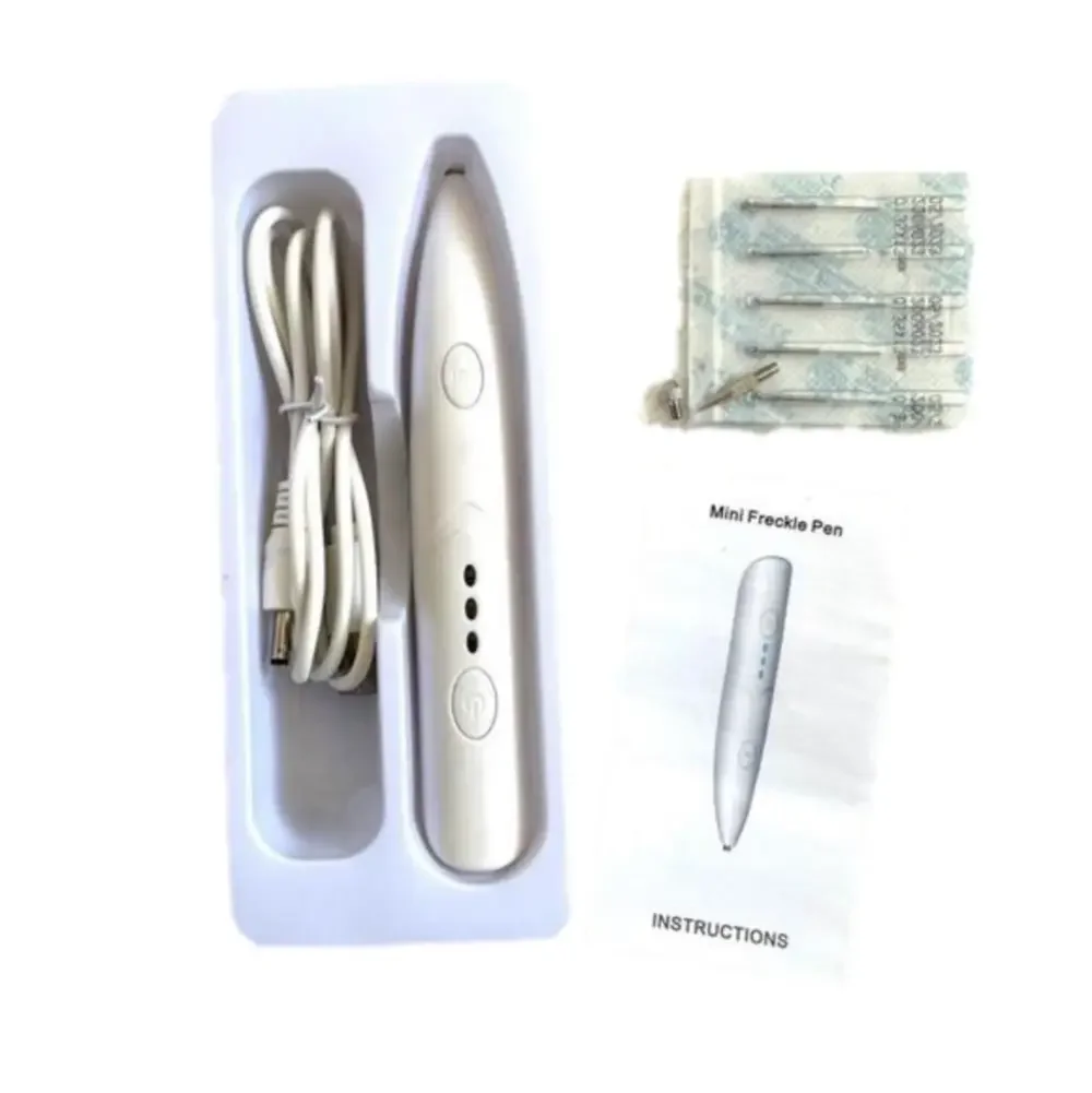 Unisex Mini Freckle Pen - White
